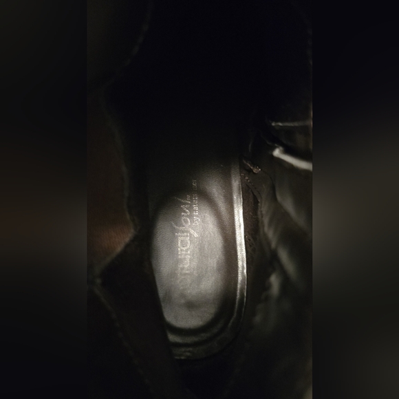 Womens Natural Soul Babie Side Zip Ankle Boot Brown Sz 10M Faux Leather - Picture 4 of 6